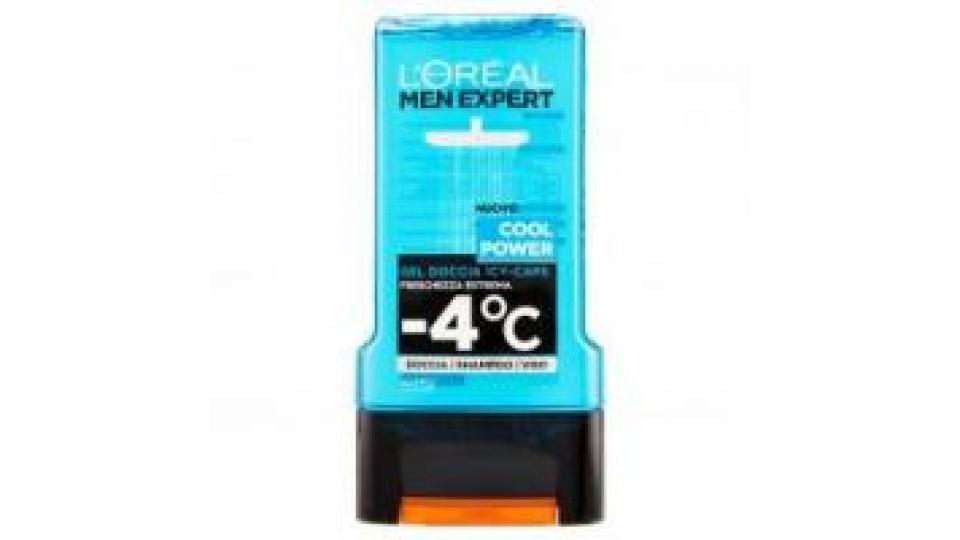 L'oréal Paris Men Expert Cool Power Gel Doccia Icy-caps Freschezza Estrema -4°c