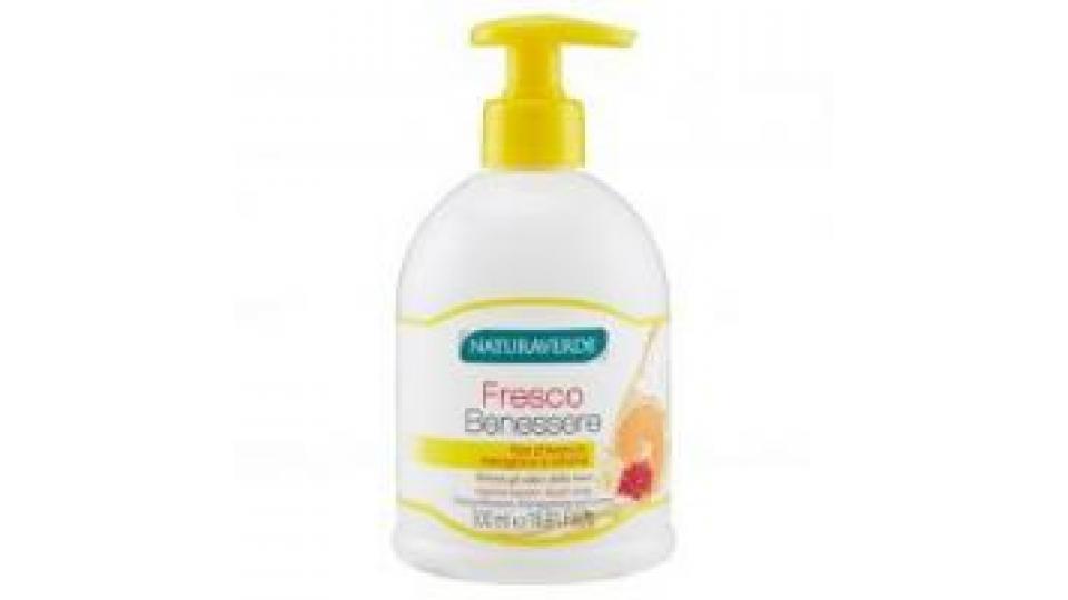 Naturaverde Fresco Benessere Sapone Liquido Fiori D'arancio, Melograno E Limone