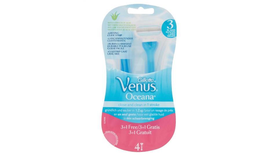 Gillette Venus Oceana Rasoi Usa e Getta per Donna - Confezione da 4