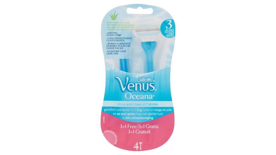 Gillette Venus Oceana Rasoi Usa e Getta per Donna - Confezione da 4