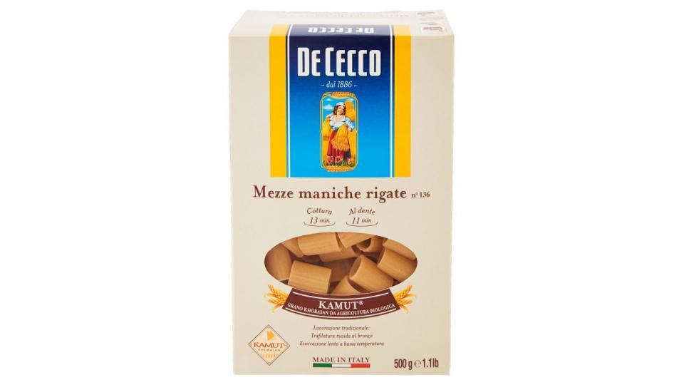 De Cecco Pasta Mezze Maniche Rigate