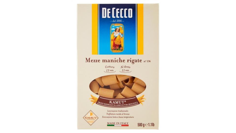 De Cecco Pasta Mezze Maniche Rigate