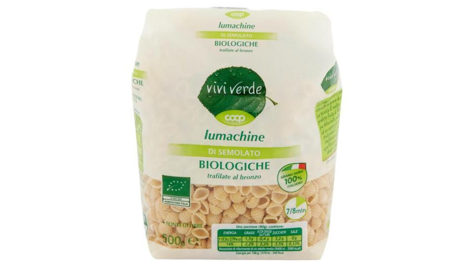 Lumachine Di Semolato Biologiche