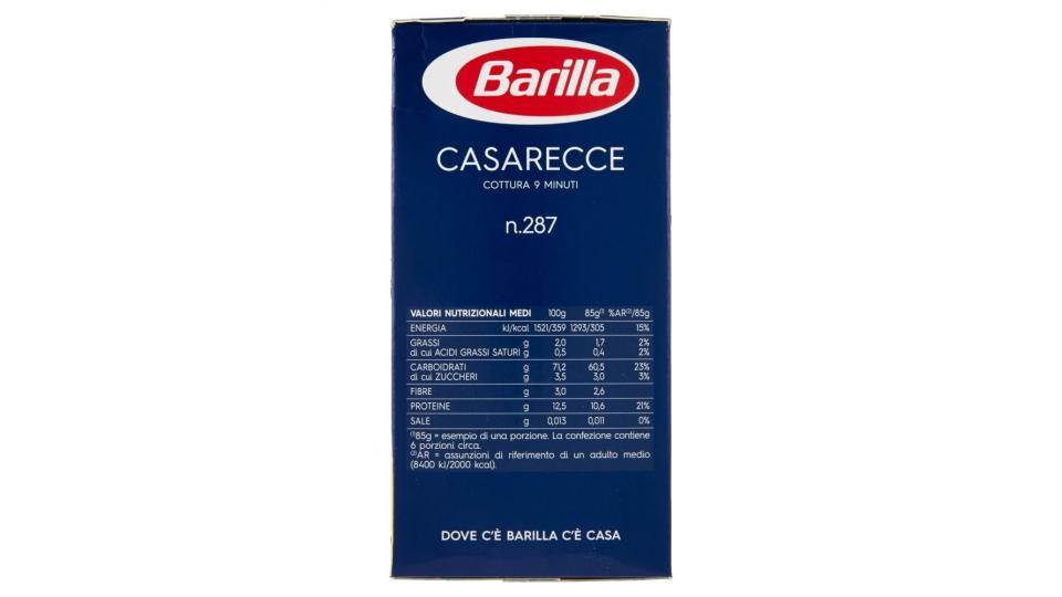 barilla casarecce n.287