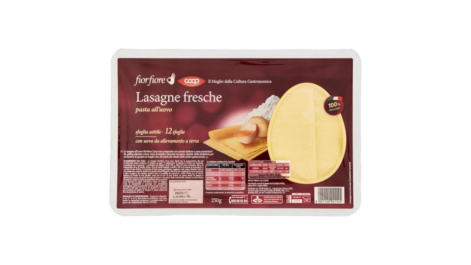 Lasagne Fresche Pasta All'uovo