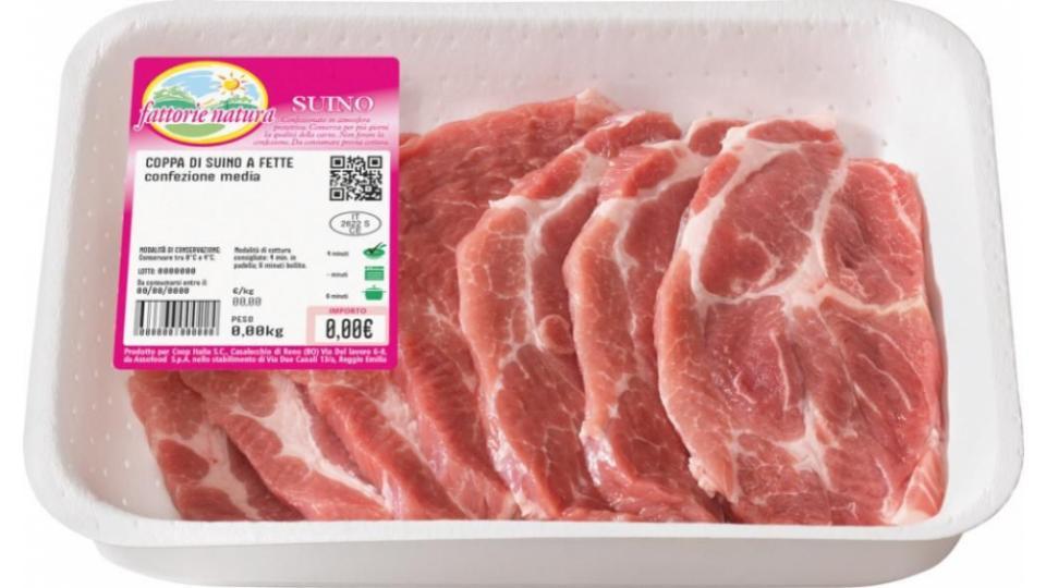 Fettine Di Coppa Di Suino Senz'osso 600 G Ca