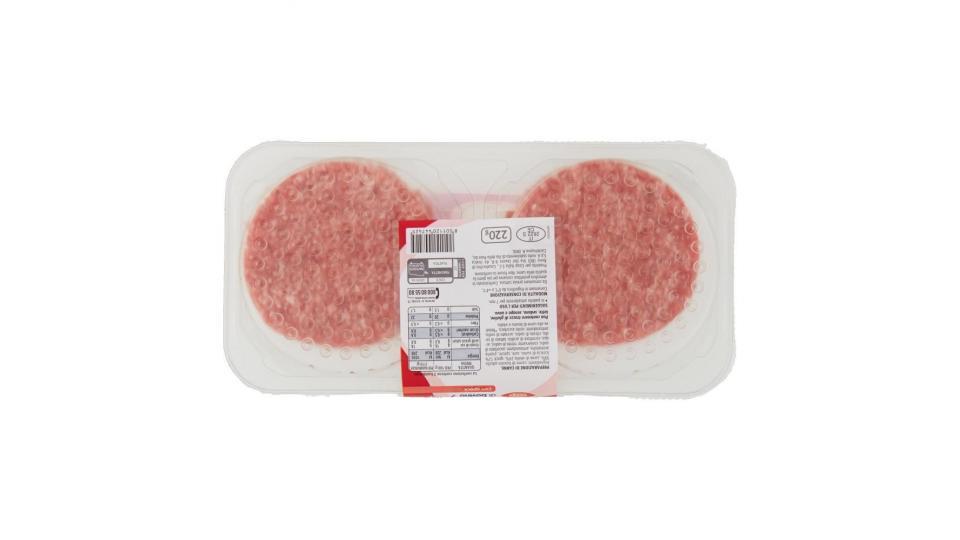 Hamburger Di Bovino Più Con Speck