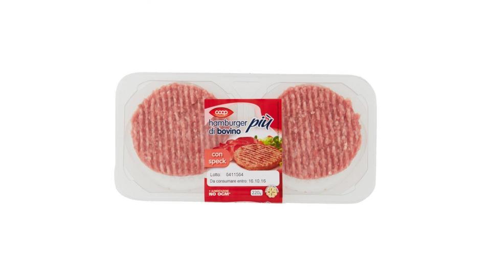 Hamburger Di Bovino Più Con Speck