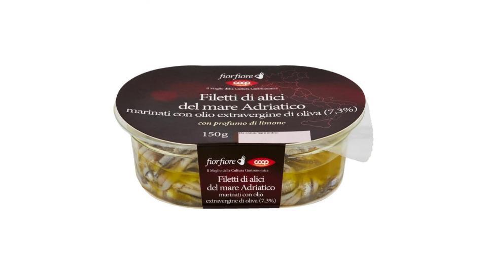 Filetti Di Alici Del Mare Adriatico Marinati Con Olio Extravergine Di Oliva (7,3%)