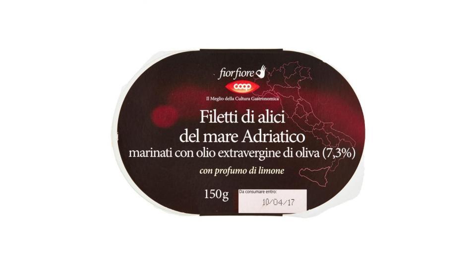 Filetti Di Alici Del Mare Adriatico Marinati Con Olio Extravergine Di Oliva (7,3%)