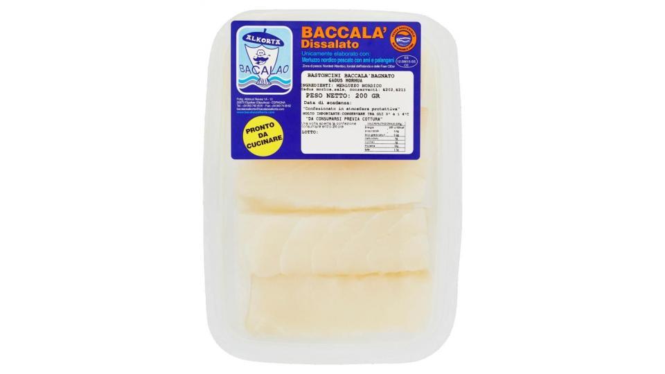 Alkorta Bacalao Baccalà Dissalato Bastoncini Baccalà Bagnato