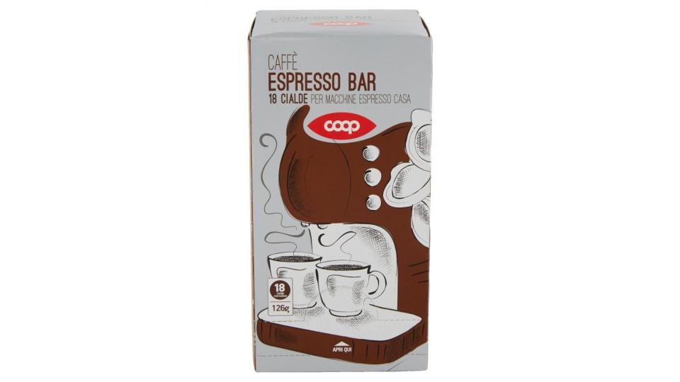Caffè Espresso Bar 18 Cialde Monodose 126 G Per Macchine Espresso Casa