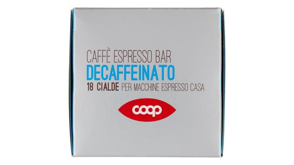 Caffè Espresso Bar Decaffeinato 18 Cialde Monodose 126 G Per Macchine Espresso Casa