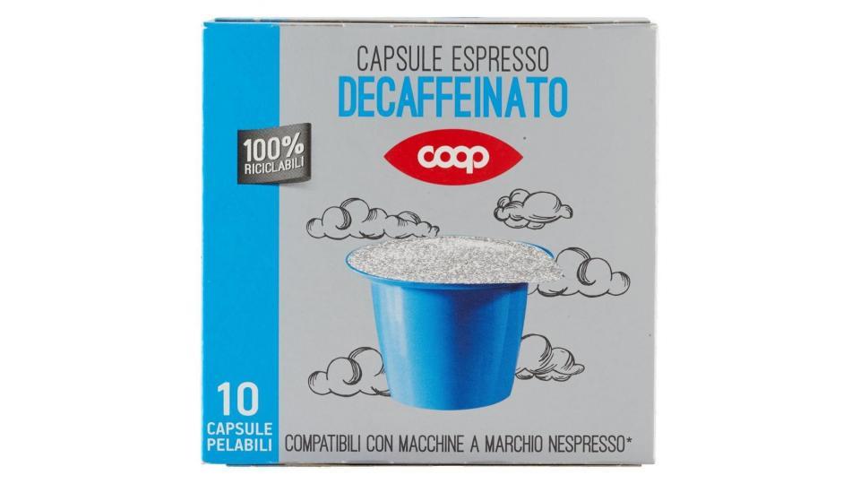 Capsule Espresso Decaffeinato 10 Capsule Pelabili