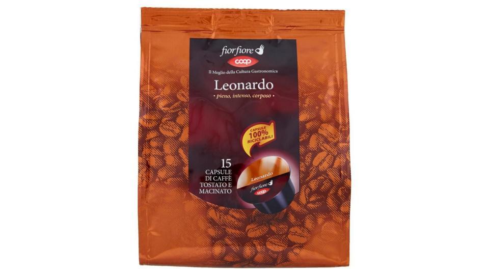 Leonardo 15 Capsule Di Caffè Tostato E Macinato