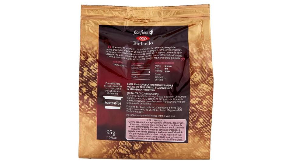 Raffaello 100% Arabica 15 Capsule Di Caffè Tostato E Macinato