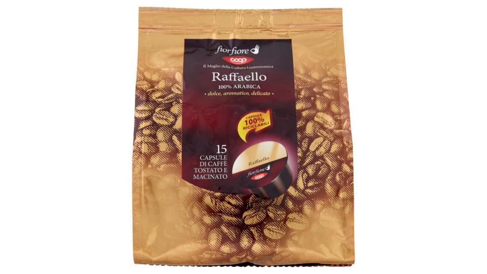 Raffaello 100% Arabica 15 Capsule Di Caffè Tostato E Macinato