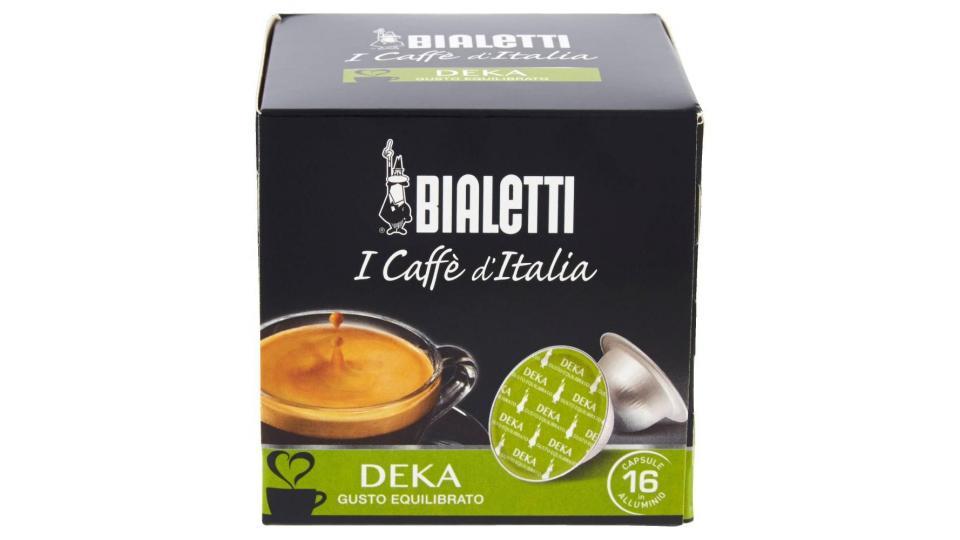 Bialetti I Caffè D'italia Deka Gusto Equilibrato 16 Capsule