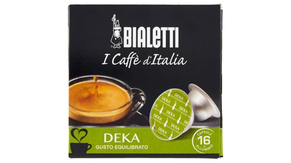 Bialetti I Caffè D'italia Deka Gusto Equilibrato 16 Capsule