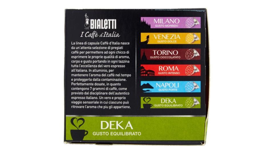 Bialetti I Caffè D'italia Deka Gusto Equilibrato 16 Capsule