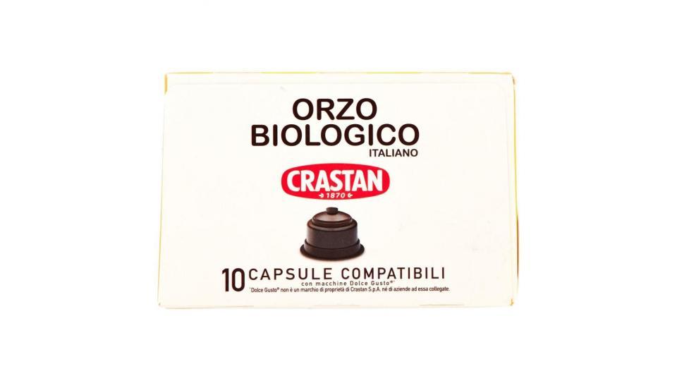 Crastan Orzo Biologico Italiano Capsule Compatibili Con Macchine Dolce Gusto* 10 X