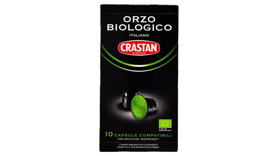 Crastan Orzo Biologico Italiano Capsule Compatibili Con Macchine Nespresso* 10 X