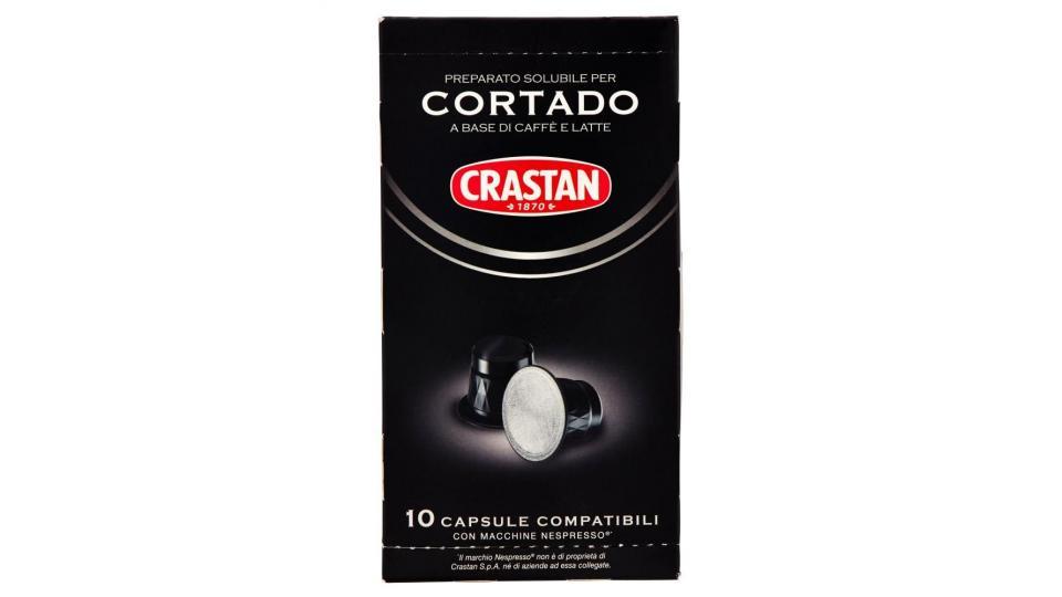 Crastan Preparato Solubile Per Cortado Capsule Compatibili Con Macchine Nespresso* 10 X