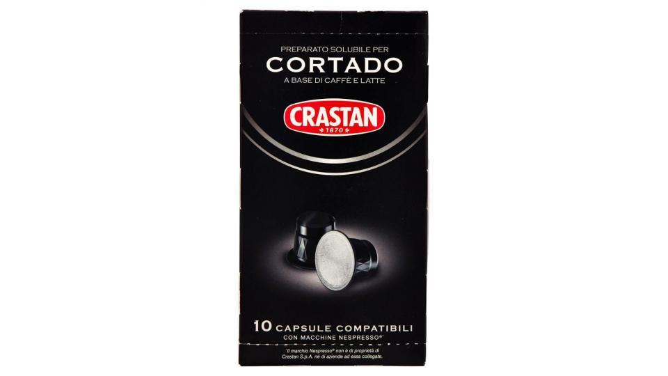 Crastan Preparato Solubile Per Cortado Capsule Compatibili Con Macchine Nespresso* 10 X