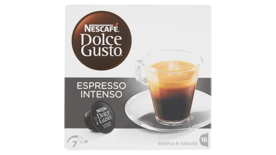Nescafé Dolce Gusto Espresso Intenso Caffè Espresso 16 Capsule (16 Tazze)