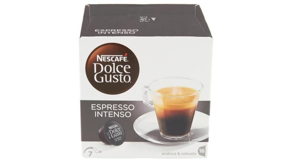 Nescafé Dolce Gusto Espresso Intenso Caffè Espresso 16 Capsule (16 Tazze)
