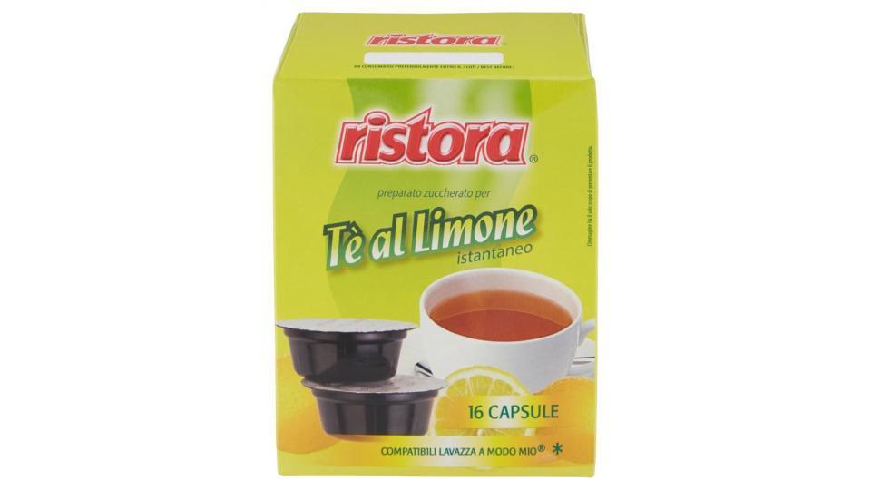 Ristora Tè Al Limone Istantaneo 16 Capsule