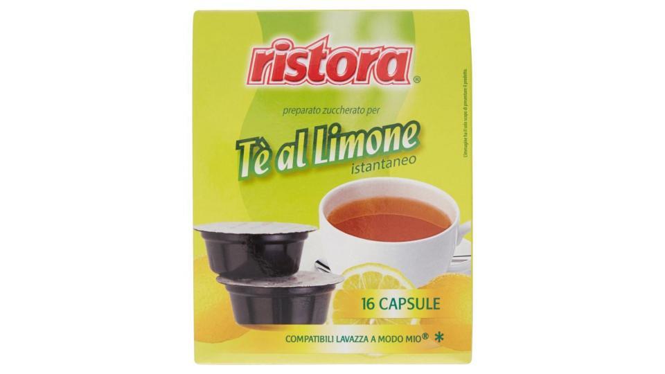 Ristora Tè Al Limone Istantaneo 16 Capsule