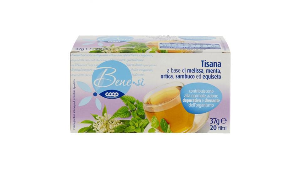 Tisana A Base Di Melissa, Menta, Ortica, Sambuco Ed Equiseto 20 Filtri