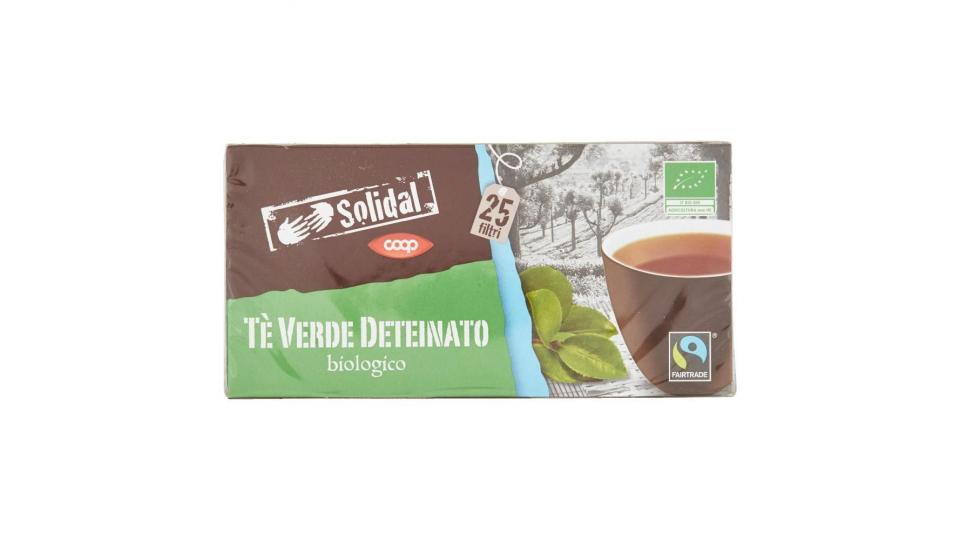 Tè Verde Deteinato Biologico 25 Filtri
