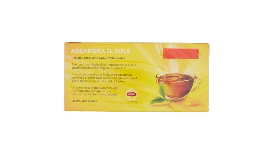 Lipton Yellow Label Tea Squeezable 25 Filtri