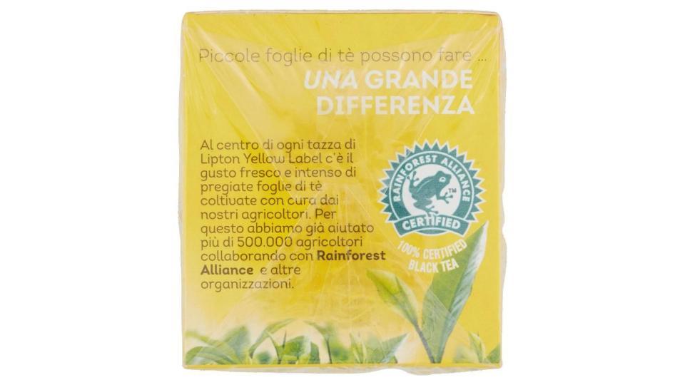 Lipton Yellow Label Tea Squeezable 25 Filtri