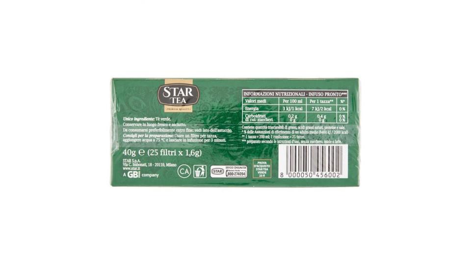 Star Tea Verde 25 X