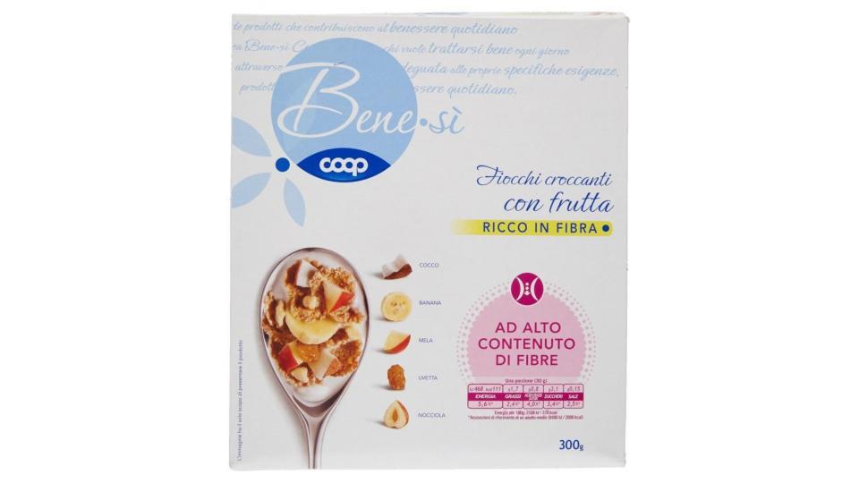 Fiocchi Croccanti Con Frutta Cocco, Banana, Mela, Uvetta, Nocciola