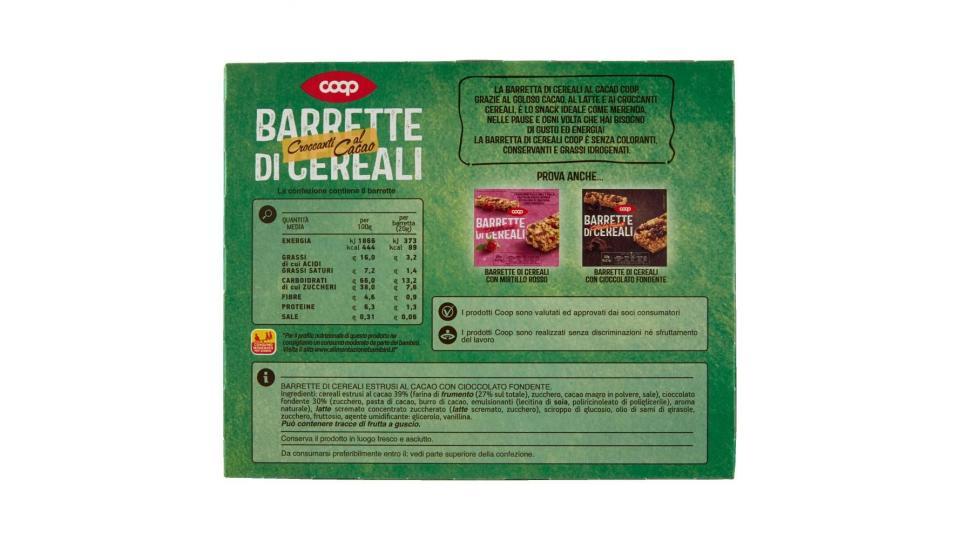 Barrette Di Cereali Croccanti Al Cacao