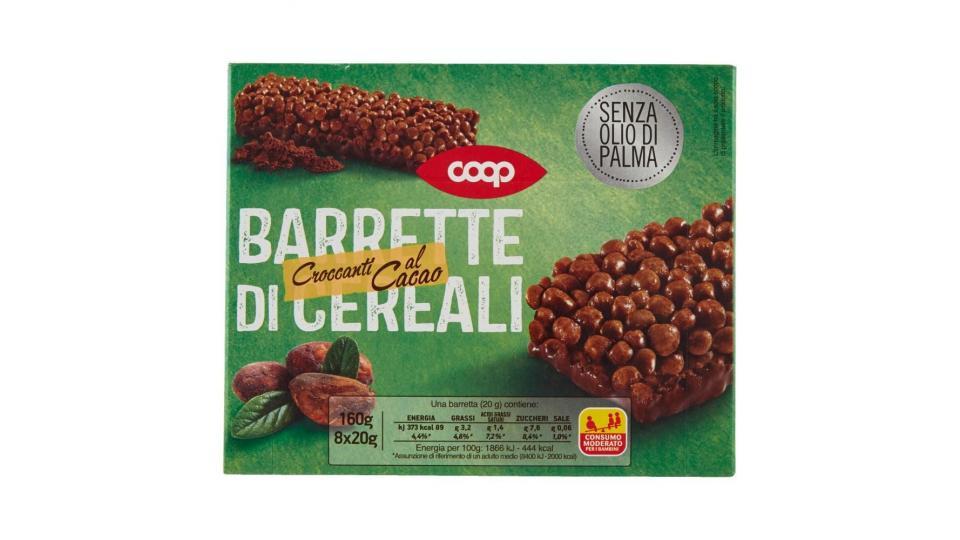 Barrette Di Cereali Croccanti Al Cacao