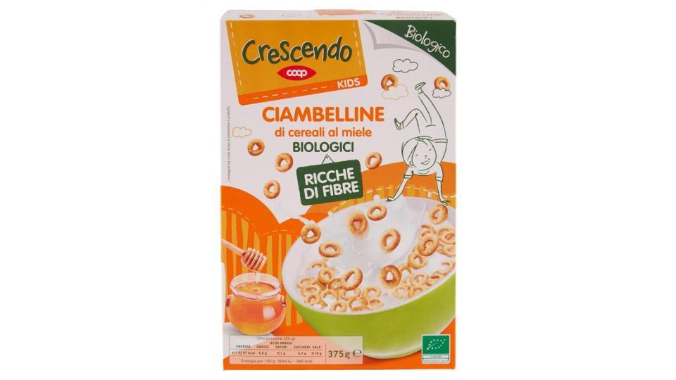 Kids Ciambelline Di Cereali Al Miele Biologici