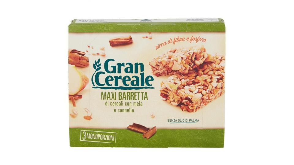 Gran Cereale Maxi Barretta Di Cereali Con Mela E Cannella