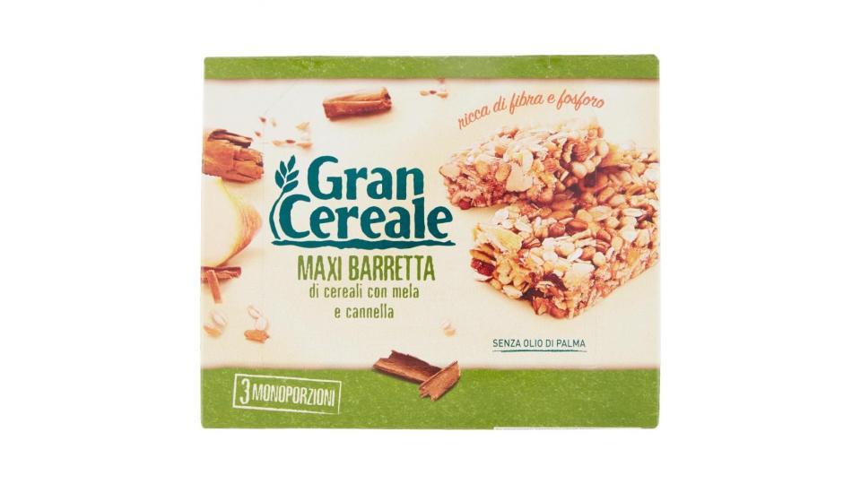 Gran Cereale Maxi Barretta Di Cereali Con Mela E Cannella