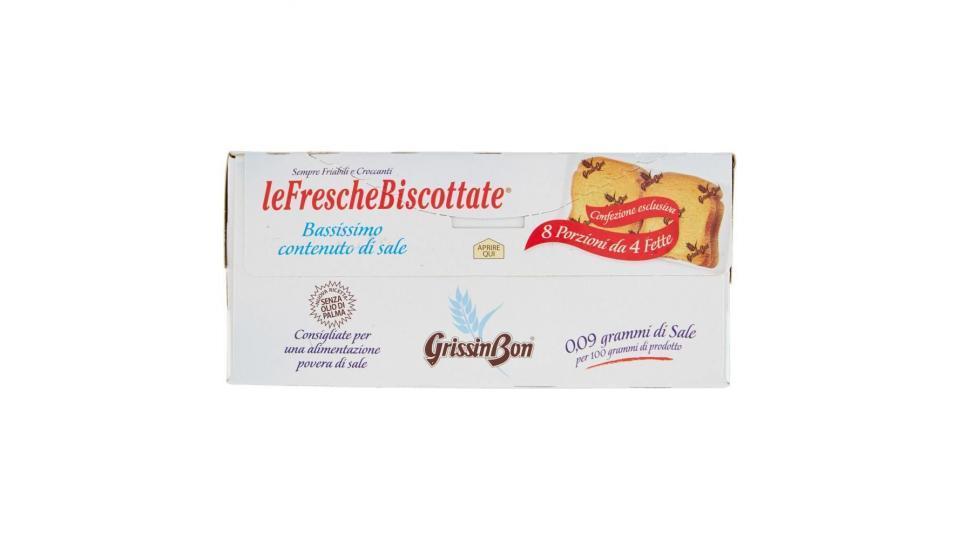 Grissinbon Lefreschebiscottate Bassissimo Contenuto Di Sale