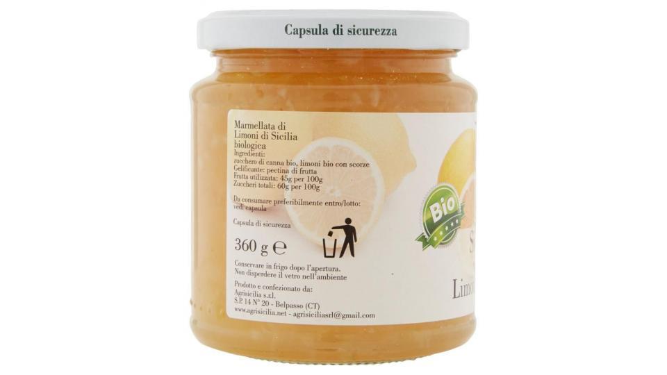 Sicilizie Marmellata Di Limoni Di Sicilia Bio