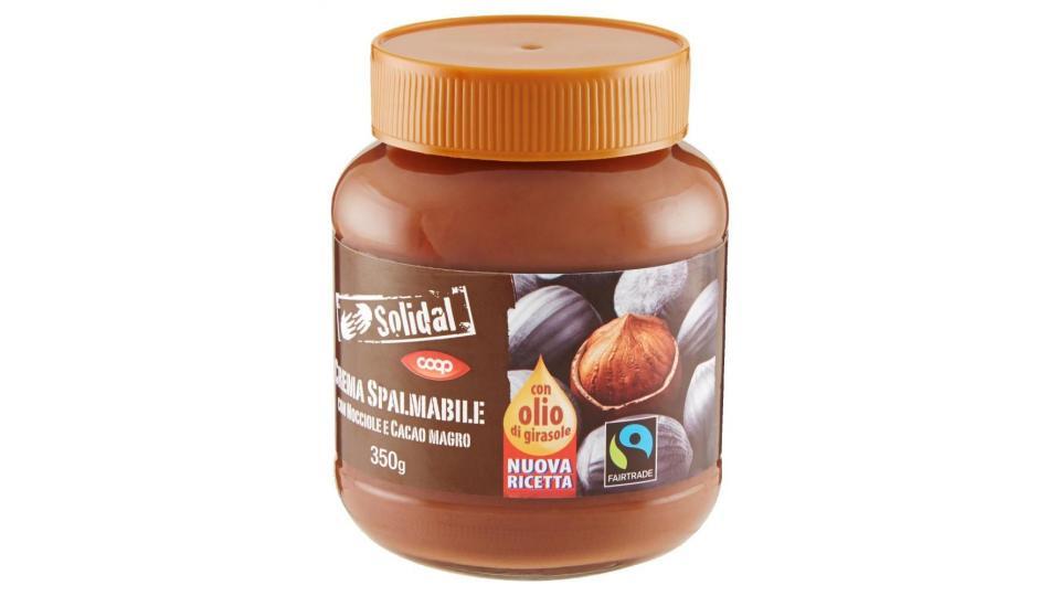Crema Spalmabile Con Nocciole E Cacao Magro