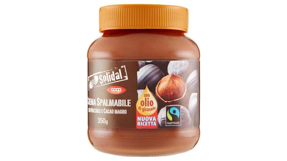 Crema Spalmabile Con Nocciole E Cacao Magro