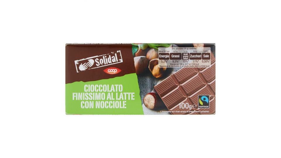 Cioccolato Finissimo Al Latte Con Nocciole