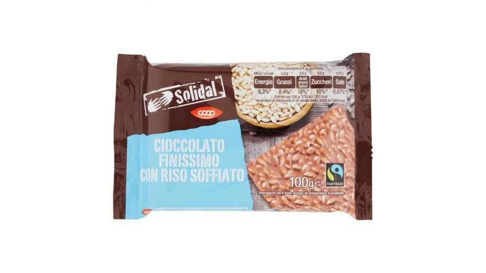 Cioccolato Finissimo Con Riso Soffiato