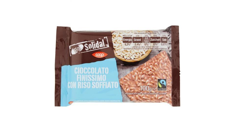 Cioccolato Finissimo Con Riso Soffiato